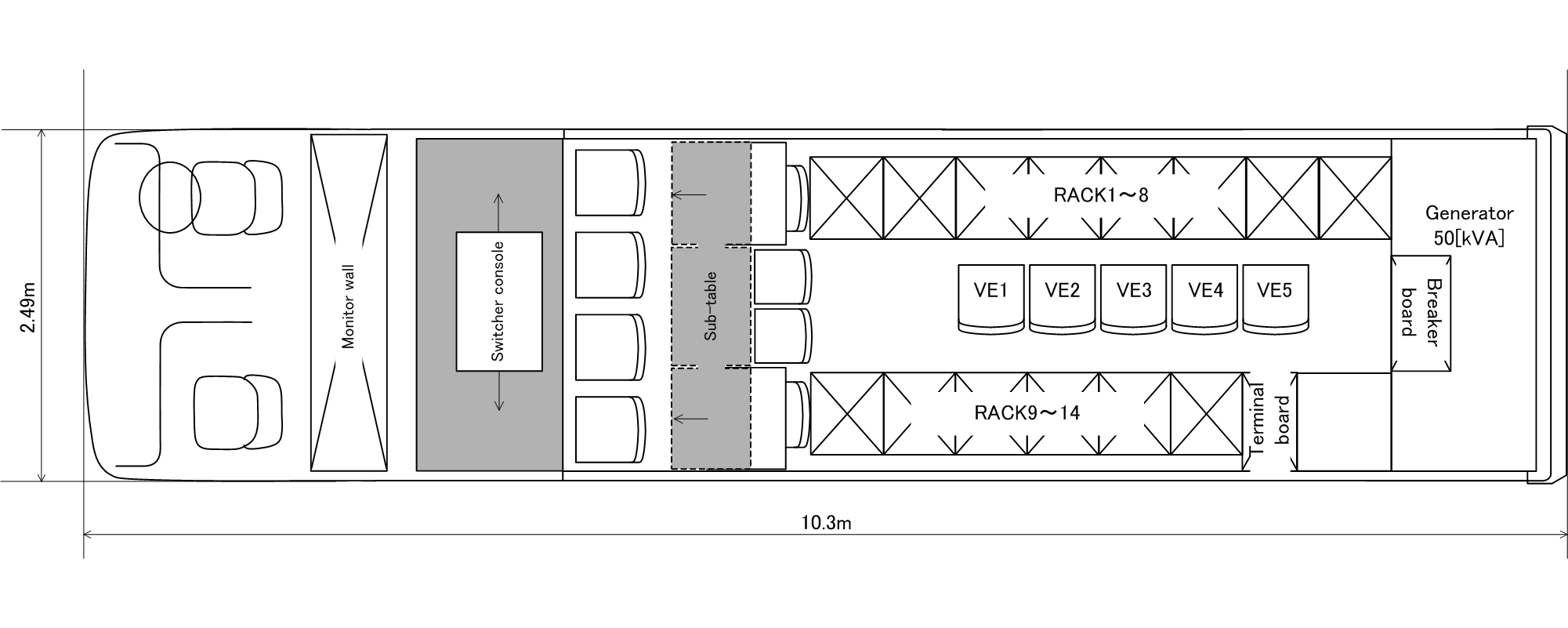 See interior layout