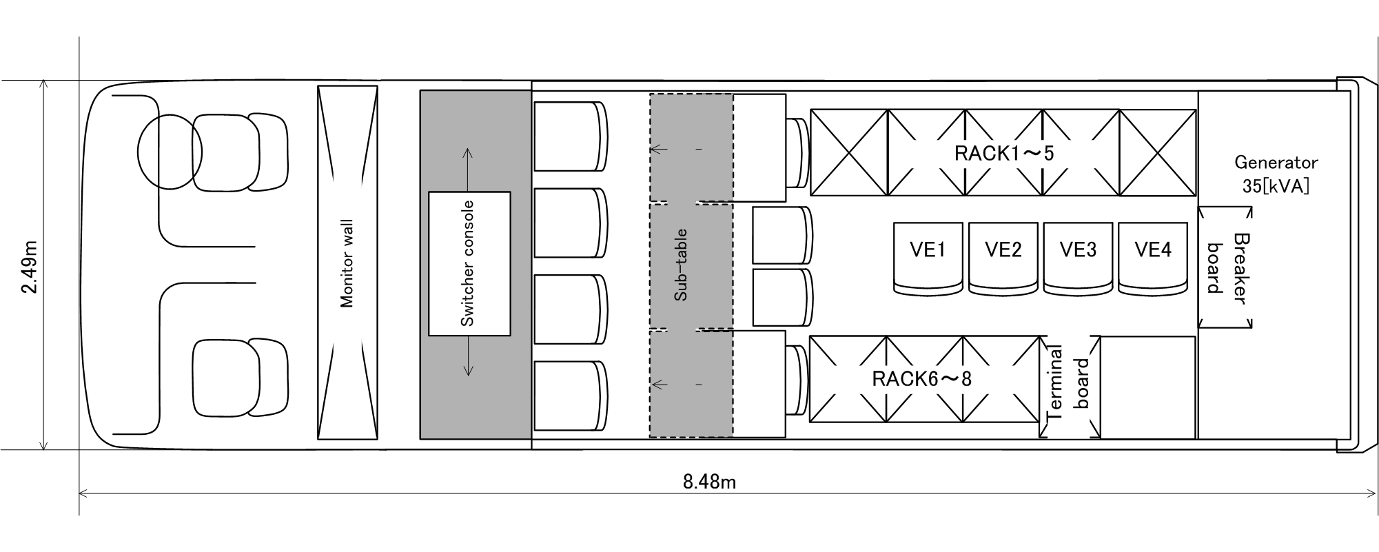 See interior layout