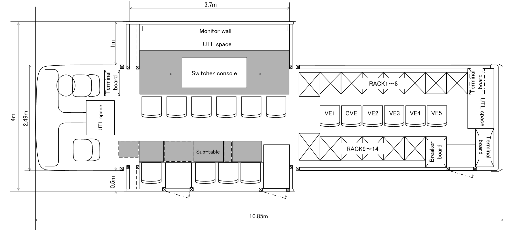 See interior layout